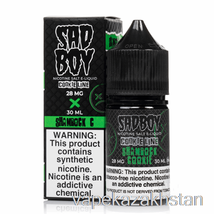 Vape Kazakhstan Shamrock Cookie - Sadboy Salts - 30mL 28mg